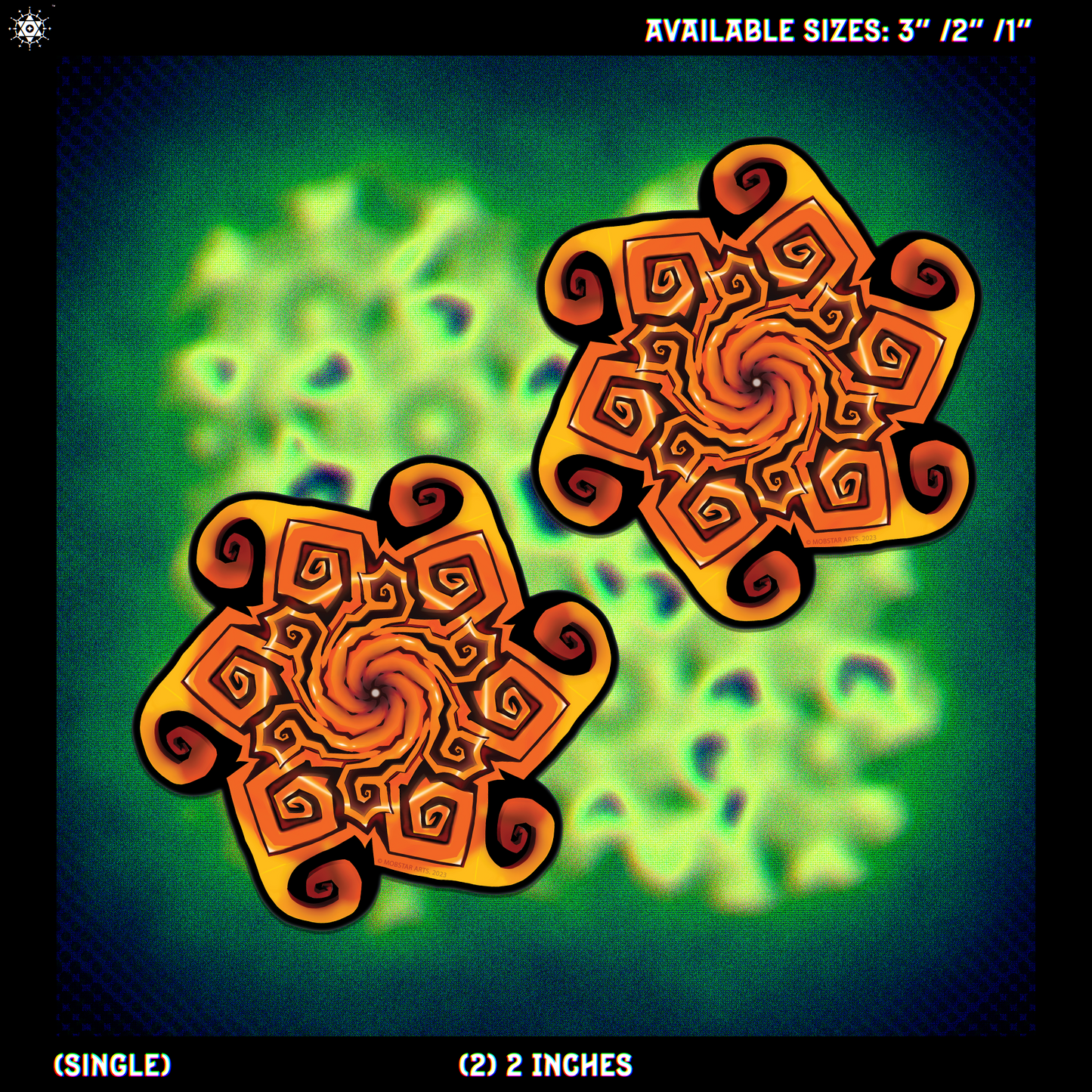 Sun Spiral - Sticker