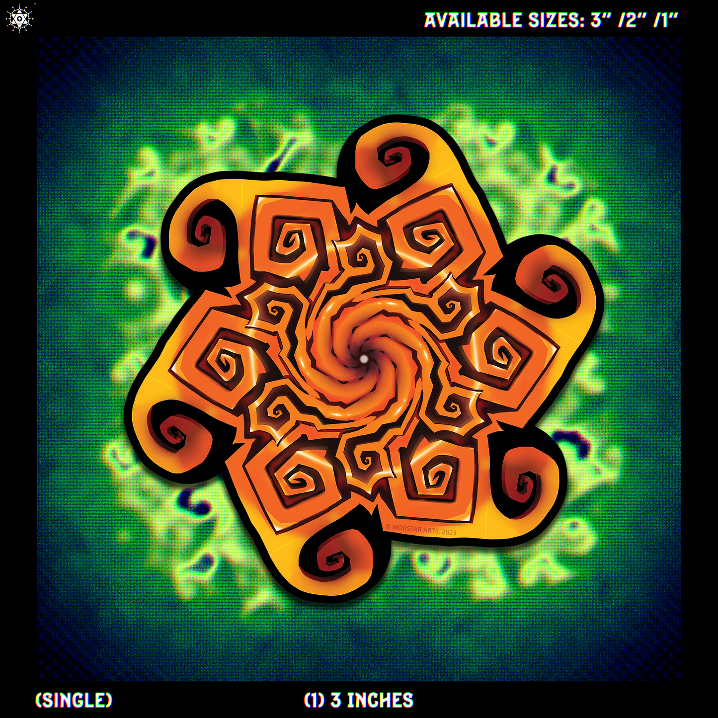 Sun Spiral - Sticker