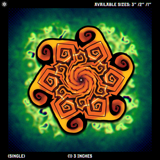 Sun Spiral - Sticker