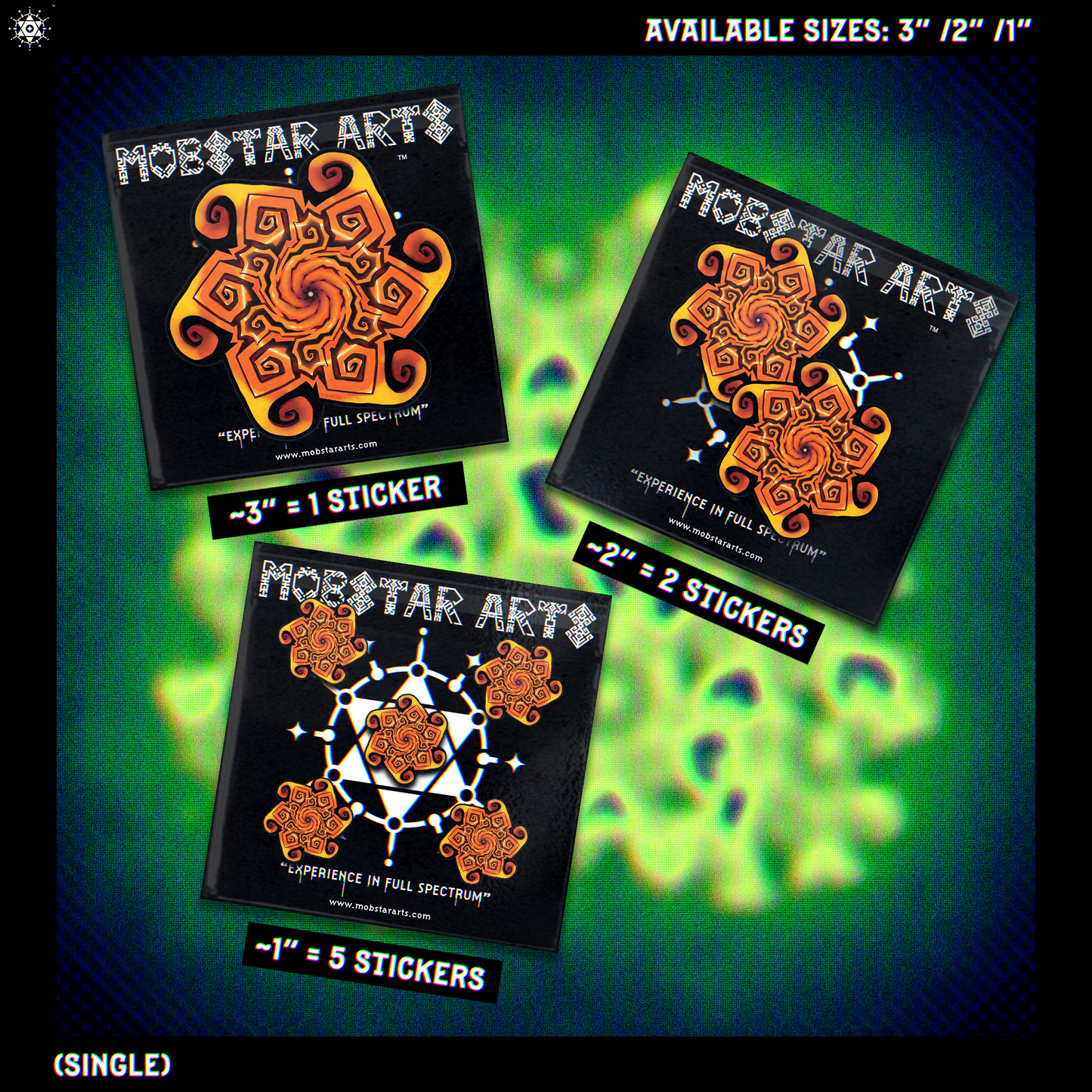 Sun Spiral - Sticker