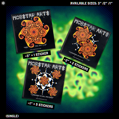 Sun Spiral - Sticker