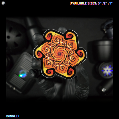 Sun Spiral - Sticker