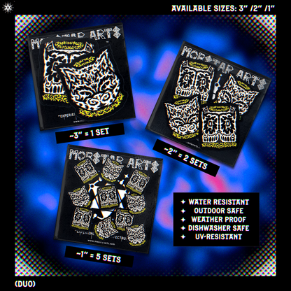 DoKi Holo Mask (Duo Pack 1) - Sticker