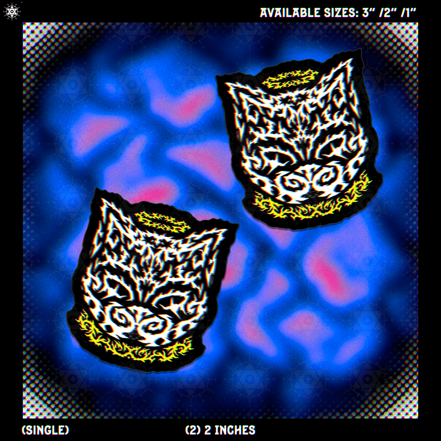 Kit Holo Mask - Sticker