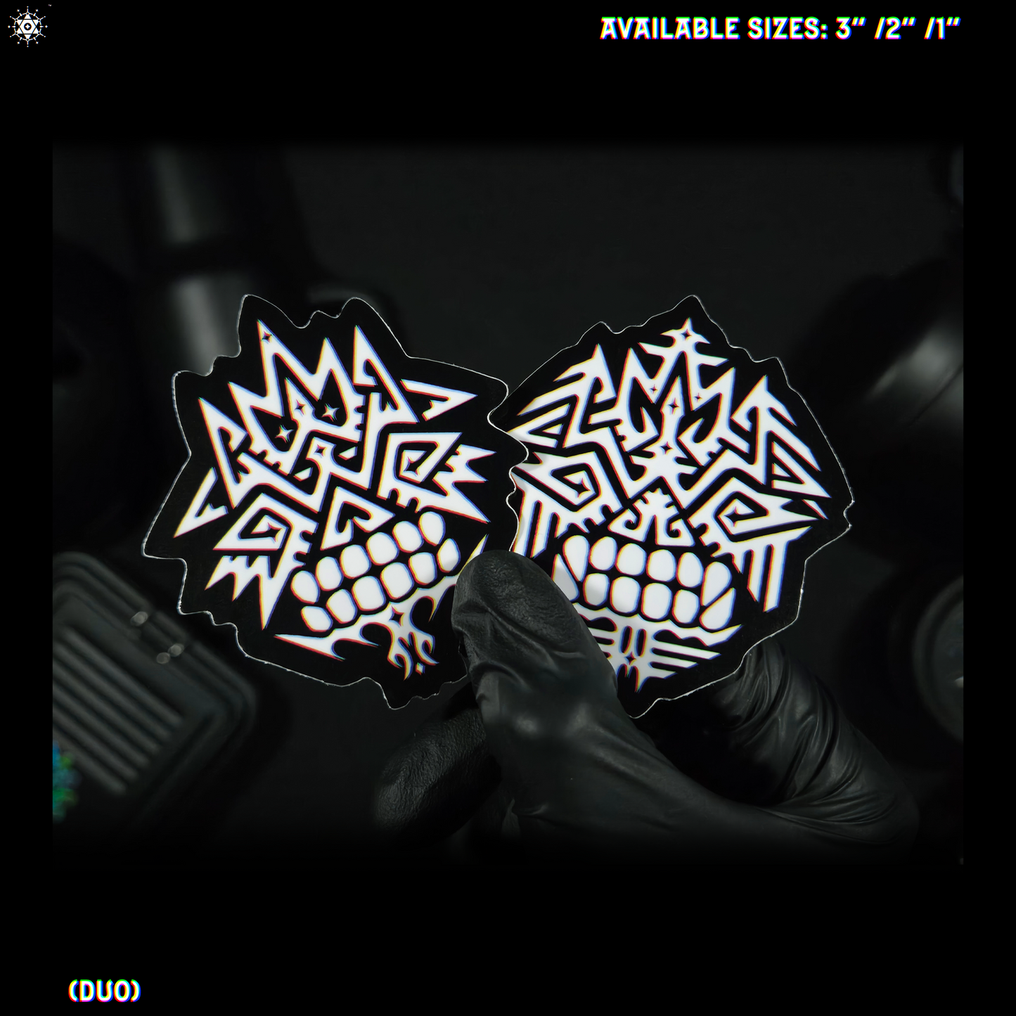 KriQui Holo Mask (Duo Pack 1) - Sticker