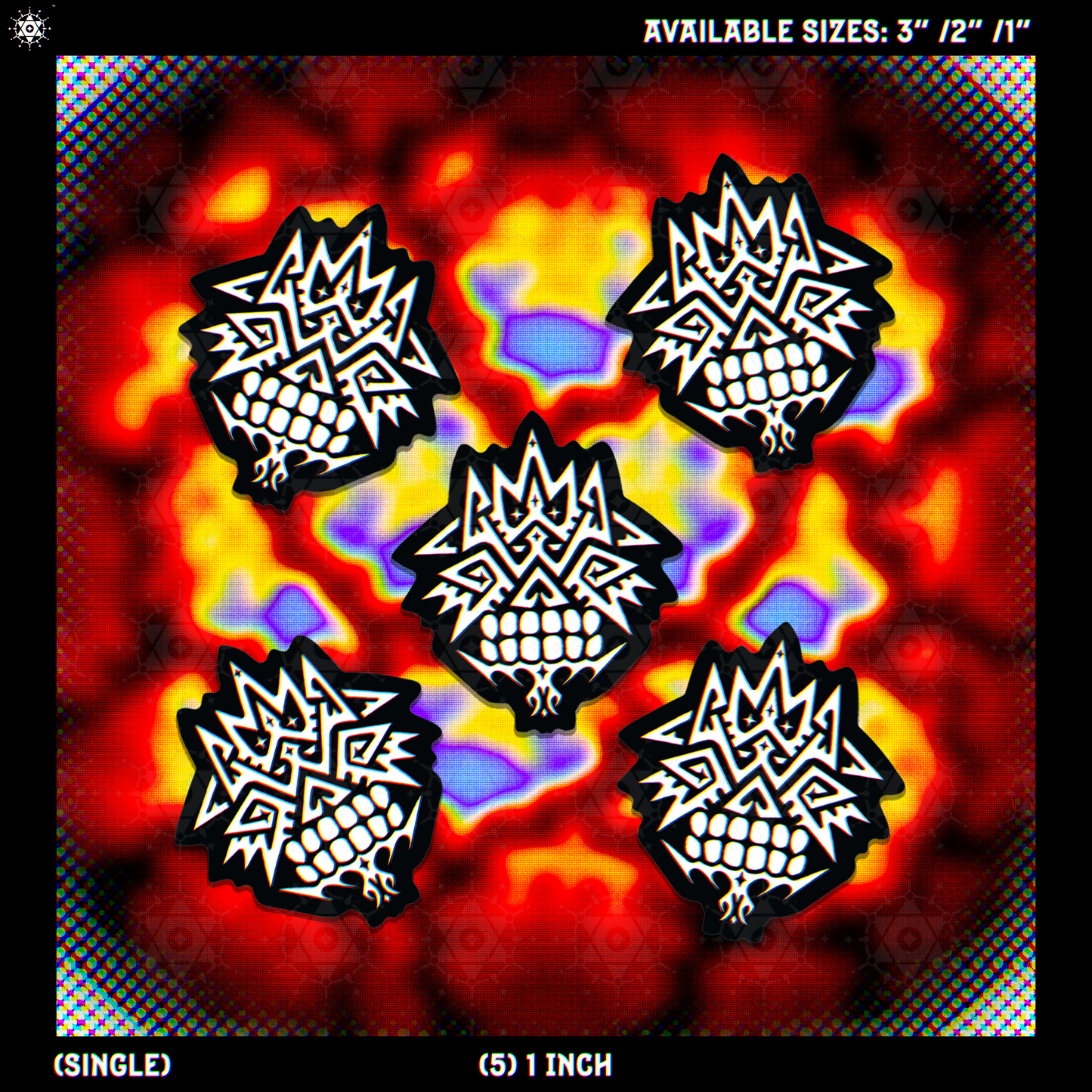 Kring Holo Mask - Sticker