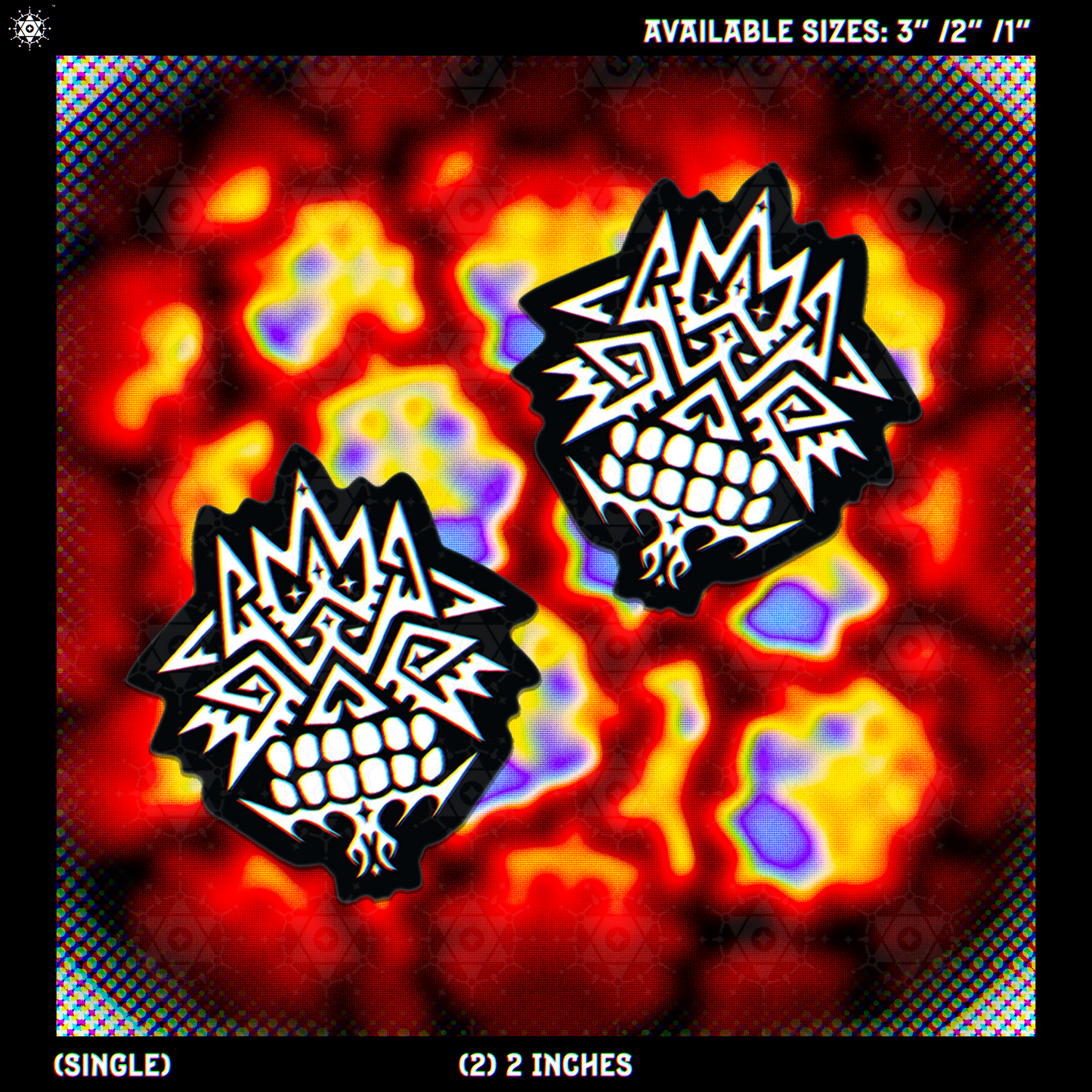 Kring Holo Mask - Sticker