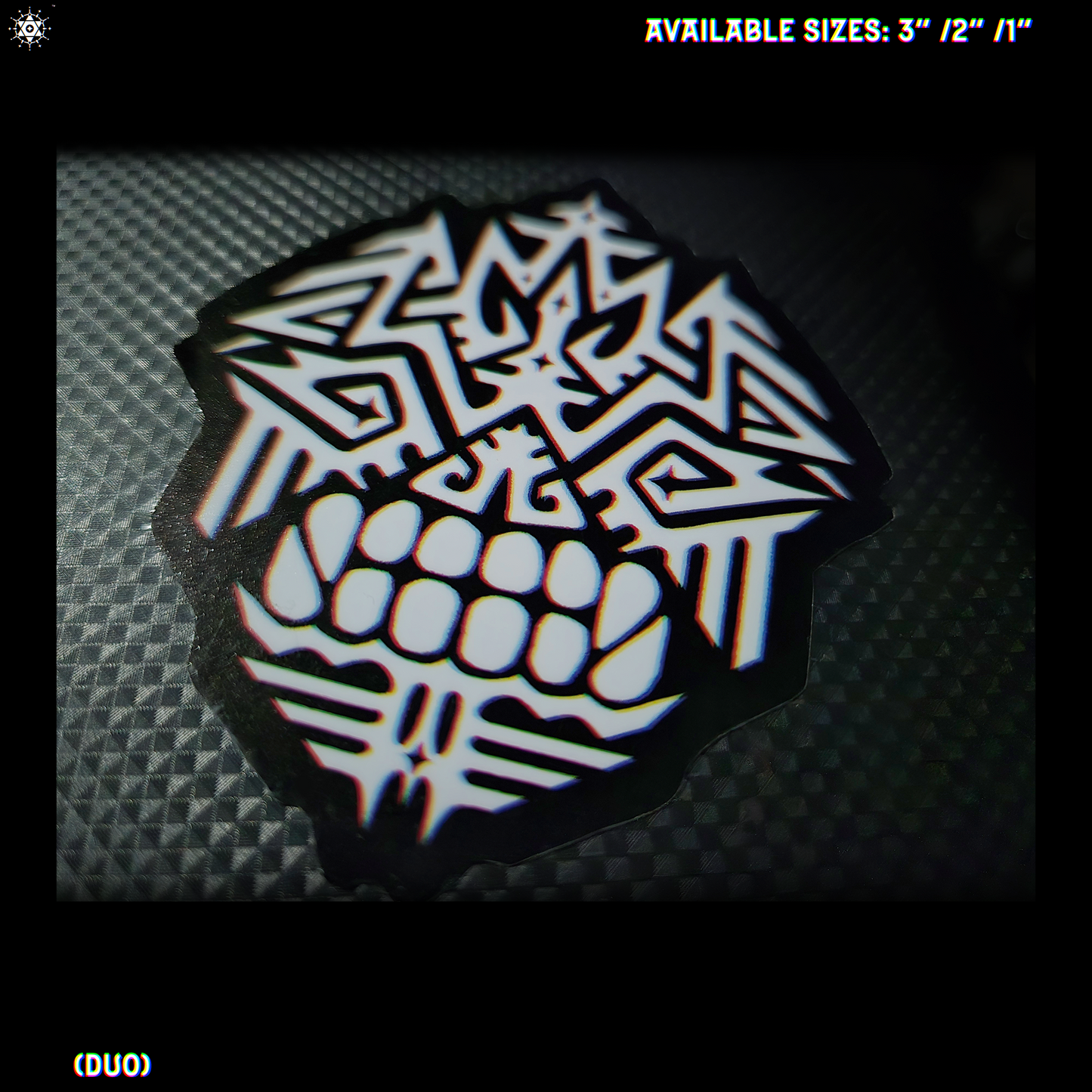 Quing Holo Mask - Sticker