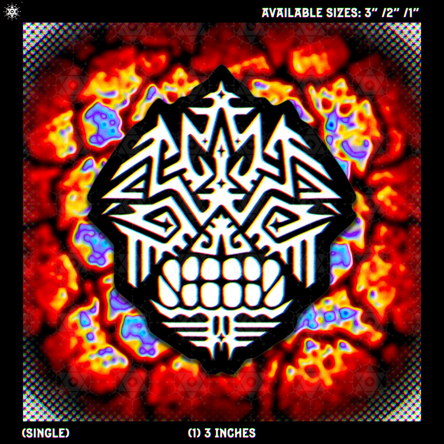 Quing Holo Mask - Sticker