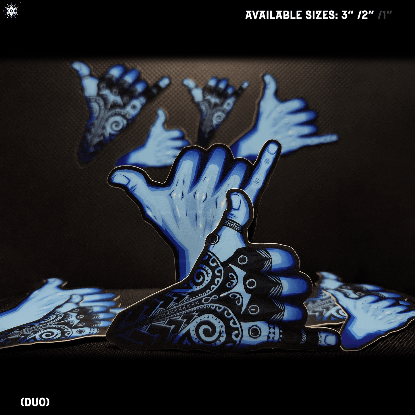 Hang Loose/Shaka - Sticker - MOBSTAR ARTS Free Shipping on orders above $30+