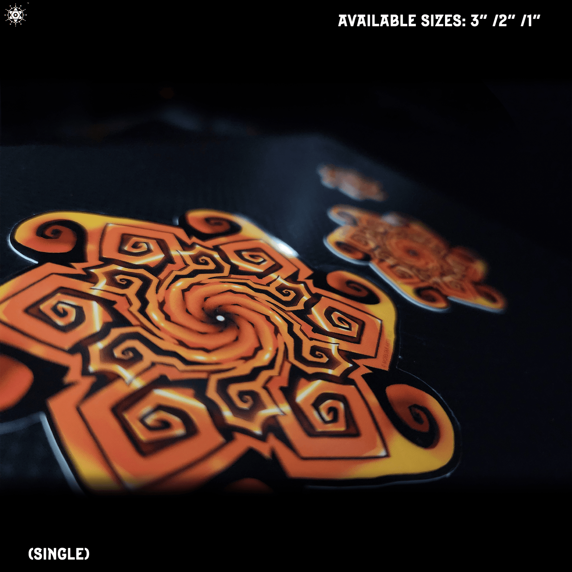 Sun Spiral - Sticker - MOBSTAR ARTS Free Shipping on orders above $30+